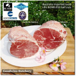 Lamb LEG BONELESS frozen Australia MIDFIELD half cut +/- 1.5kg (price/kg)